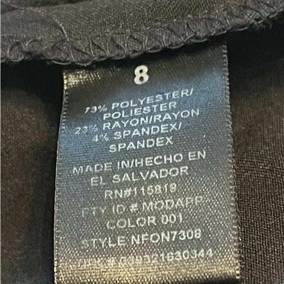 Nicole Miller wide legged dress pants in black, size 8 - Picture 3 of 4